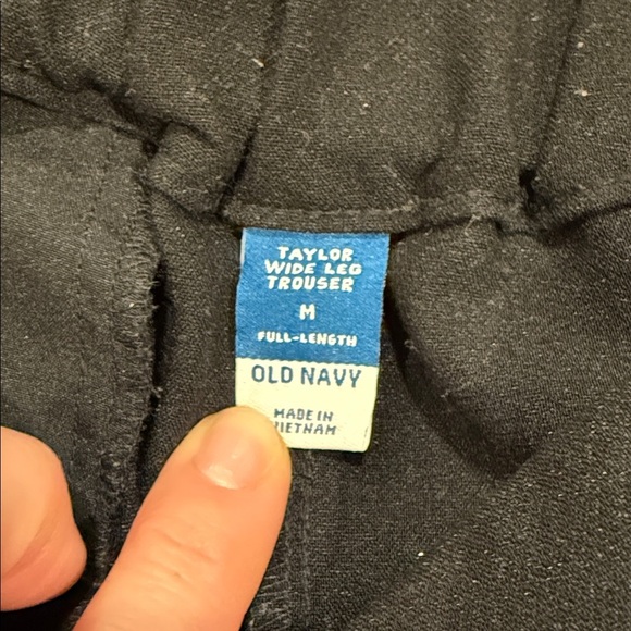 Old Navy Taylor Wide Leg Dress Trouser Size Medium (Full Length) - Picture 6 of 8